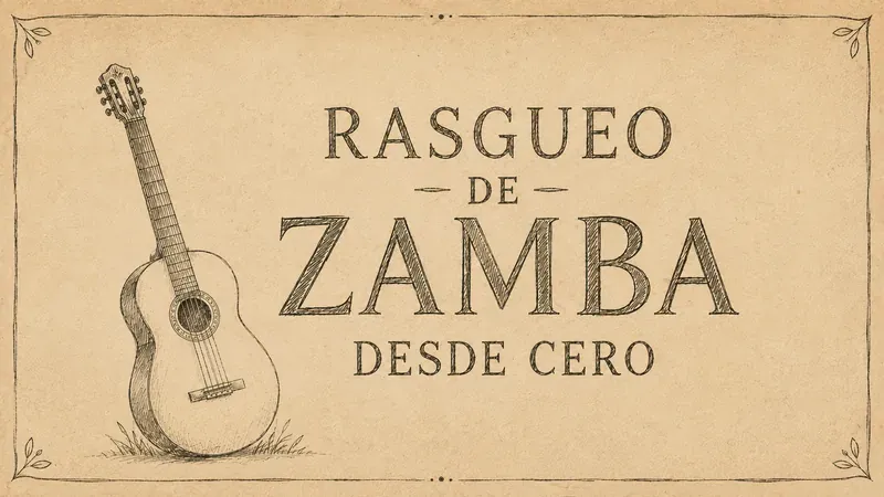 Rasgueo de zamba desde cero
